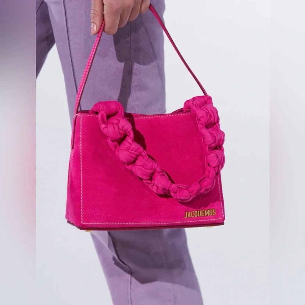 Jacquemus Noeud Bag in Pink - Picture 2 of 16